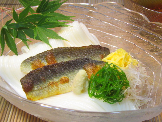 鮎素麺